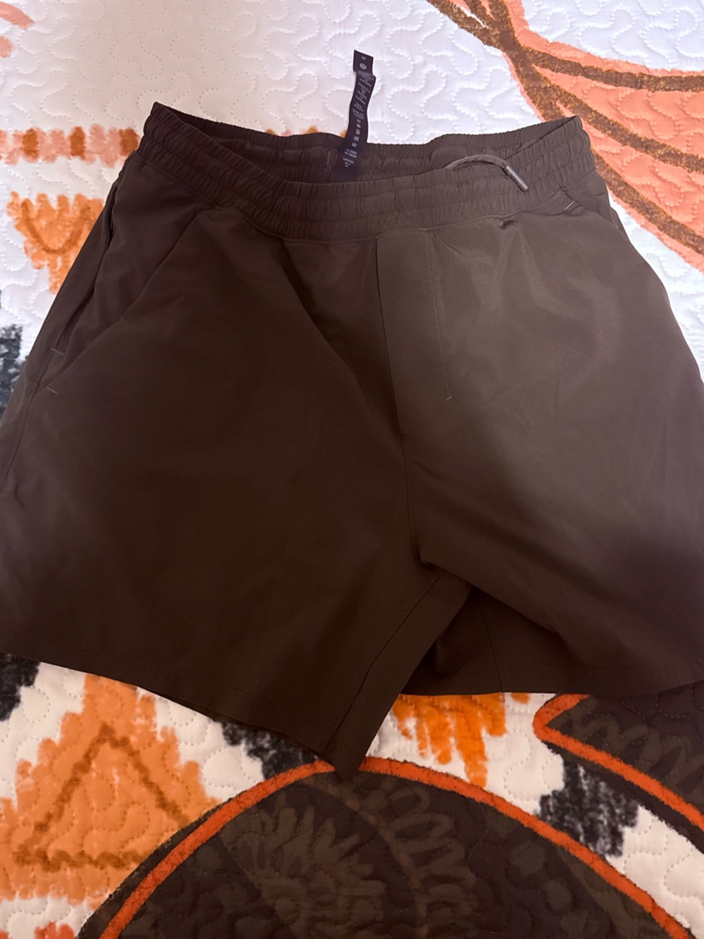 lululemon athletica deep green Athletic Shorts